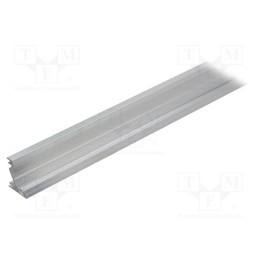 1 pcs x TOPMET - A4010000S - Profiles for LED modules, natural, L: 1m, CORNER14, aluminium