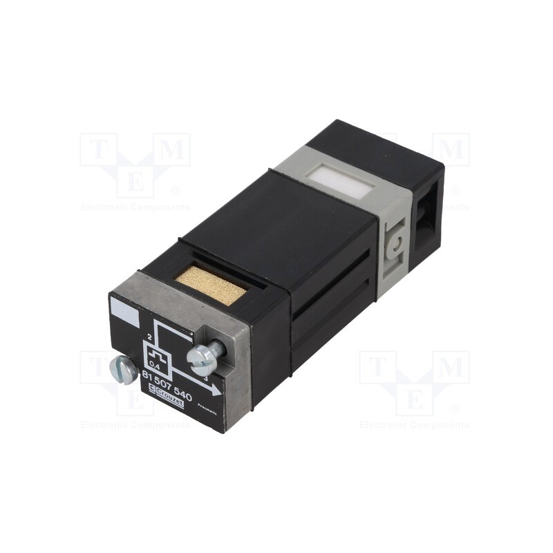 1 pcs x CROUZET-81507540 - Time relay, 2÷8bar, Connection: M4, OUT: NC, 32x25x73mm, Range: 0,4s
