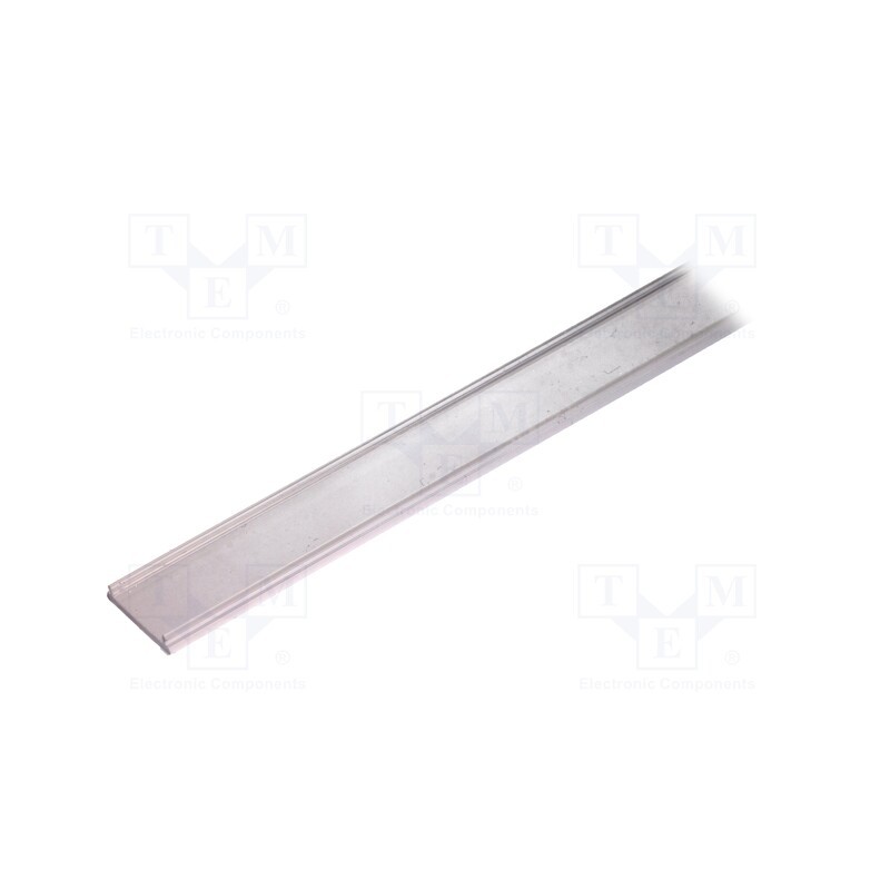 1 pcs x TOPMET - A2050016 - Cover for LED profiles, transparent, 1m, Kind of shutter: F