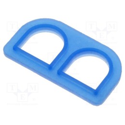 5 pcs x TE Connectivity - 794269-1 - Profile gasket, Universal MATE-N-LOK, 6.35mm, PIN: 2, Layout: 1x2