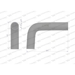 Upper radiator hose 81862934 Warynski