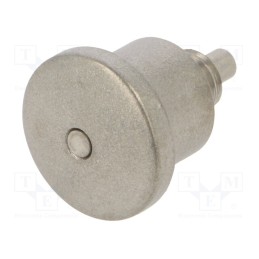 1 pcs x ELESA+GANTER - GN 822.7-4-M8-BN - Mount.elem: indexing plungers, without rest position,with knob