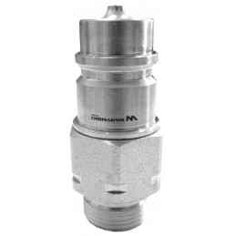 Hydraulic quick connector plug M22x1 5 euros