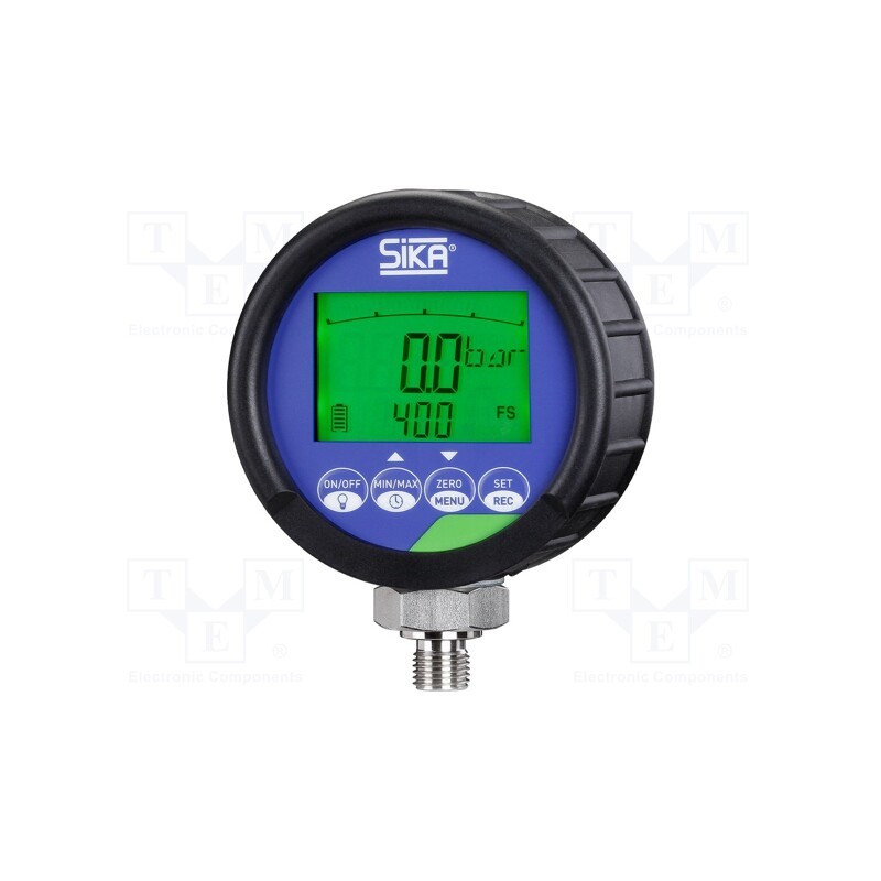 1 pcs x SIKA-EME8REF-E2-0040 - Digital pressure gauge, Working press: -1÷40bar, Ø: 90mm, IP67