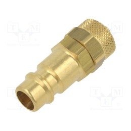1 pcs x PNEUMAT-K26 WK46 - Connector, connector pipe, 0÷35bar, brass, NW 7,2,hose 4x6mm
