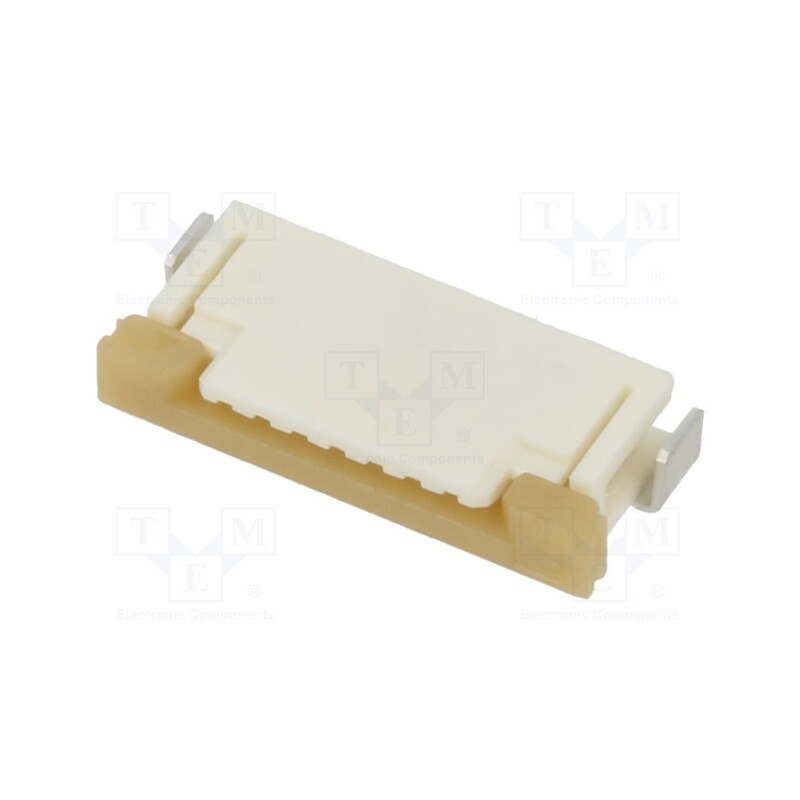 5 pcs x MOLEX - 522070760 - Connector: FFC/FPC, horizontal, PIN: 7, top contacts,ZIF, SMT, 50V