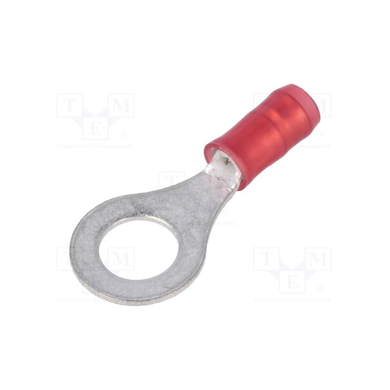 5 pcs x TE Connectivity - 320571 - Tip: ring, M6, Ø: 6.35mm, 0.3÷1.42mm2, crimped, for cable, insulated