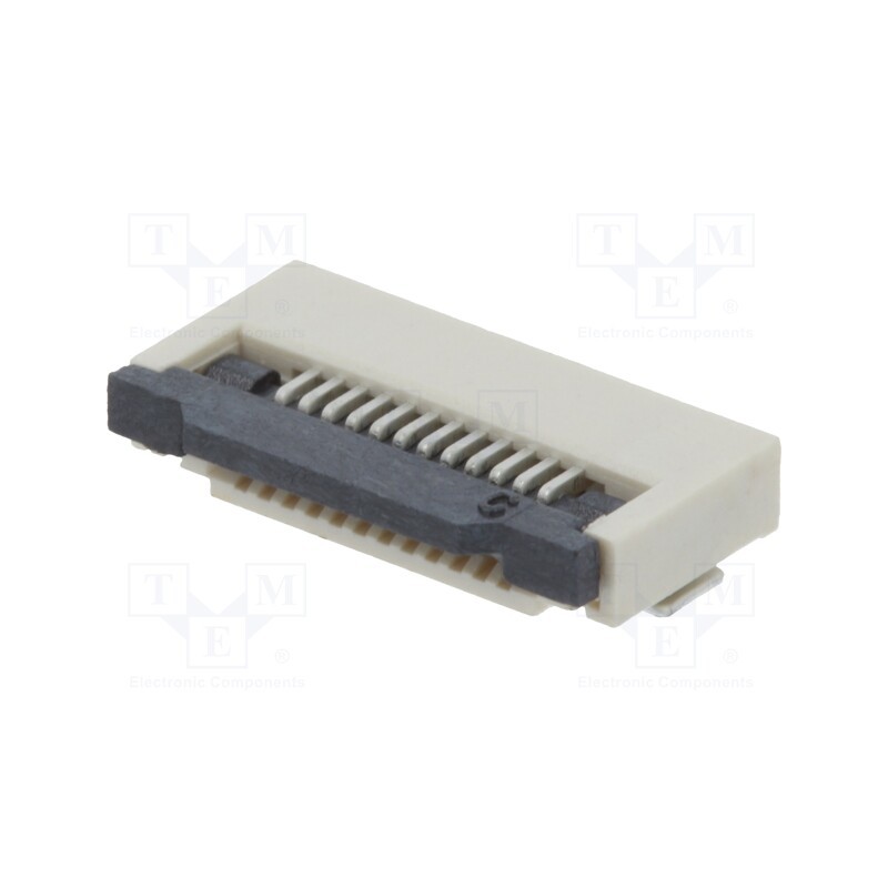 5 pcs x CONNFLY - DS1020-11-12VBT1-R - Connector: FFC/FPC, horizontal, PIN: 12, ZIF, SMT, 500mA, tinned