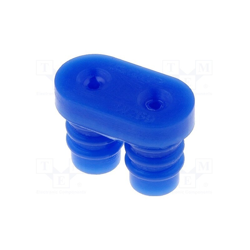 5 pcs x TE Connectivity - 794270-1 - Gasket for wire, Universal MATE-N-LOK, 6.35mm, PIN: 2, Layout: 1x2