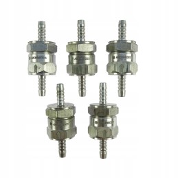 Fuel check valve, 6mm pipes, 5 pcs