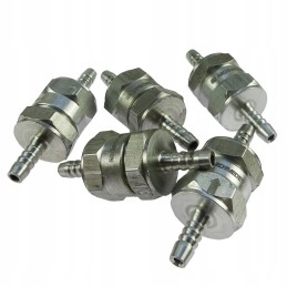 Fuel check valve, 6mm pipes, 5 pcs