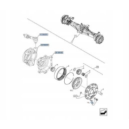 Seal new holland td case jx 47957862 cnh