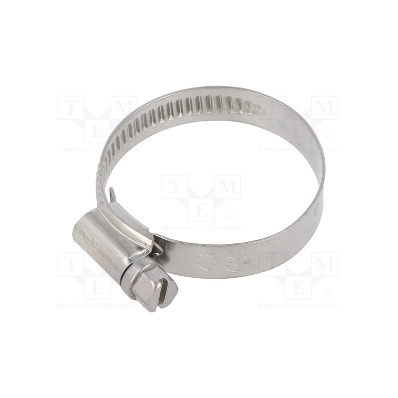 1 pcs x PNEUMAT-158 G-ES - Cable tie, Ø: 25÷40mm, W: 9mm, Material: stainless steel