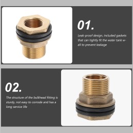 Water tank connector 1 2 inch hose connector