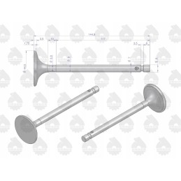 Suction valve c 330 original ursus 50008470u