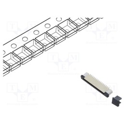 5 pcs x CONNFLY - DS1020-08-30VBT11-R - Connector: FFC/FPC, vertical, PIN: 30, ZIF, SMT, 500mA, tinned, 30mΩ