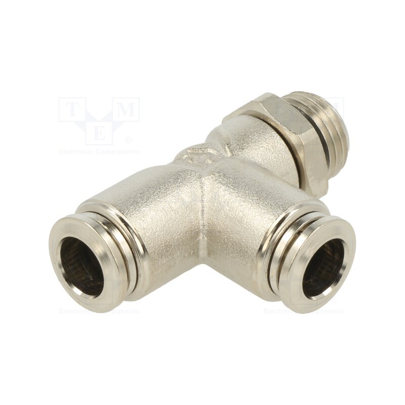 1 pcs x AIGNEP-57226 8-1/4 - Push-in fitting, T-tap splitter, -0.99÷20bar, Thread: 1/4'