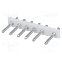 5 pcs x NINIGI - NHW-06 - Socket, wire-board, 5/7.5mm, PIN: 6, THT, 250V, 5A, tinned, -25÷85°C