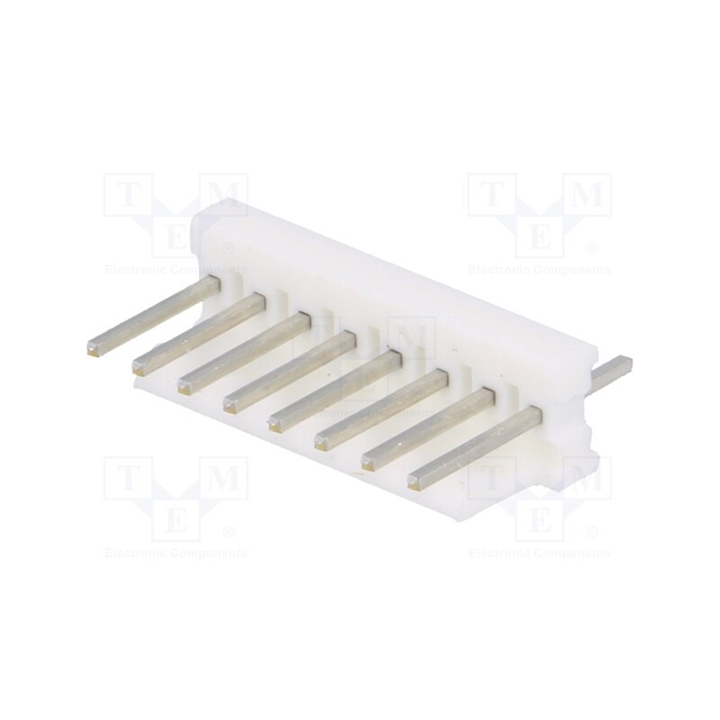 5 pcs x TE Connectivity - 640456-8 - Socket, wire-board, male, MTA-100, 2.54mm, PIN: 8, THT, tinned