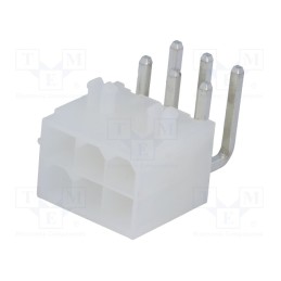 5 pcs x Amphenol Communications Solutions - MF42-RP-06 - Socket, wire-board, male, MF42, 4.2mm, PIN: 6, THT, PCB snap, 7A