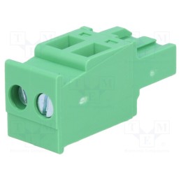 5 pcs x DEGSON ELECTRONICS - 2EDGKA-5.08-02P-14 - Pluggable terminal block, 5.08mm, ways: 2, angled, plug, female