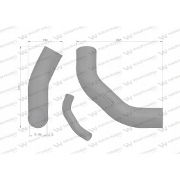 Lower radiator pipe 3614420m1 Warynski