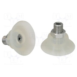 1 pcs x SCHMALZ-PFYN-35-SI-55-G1/8-AG - Suction cup, 35mm, G1/8-AG, Shore hardness: 55, 2.7cm3, 44N, PFYN