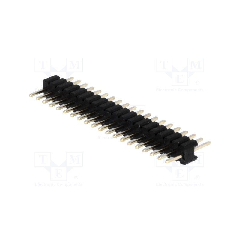 5 pcs x CONNFLY - DS1031-01-1*20P8BV3-1 - Pin header, pin strips, male, PIN: 20, straight, 1.27mm, THT, 1x20