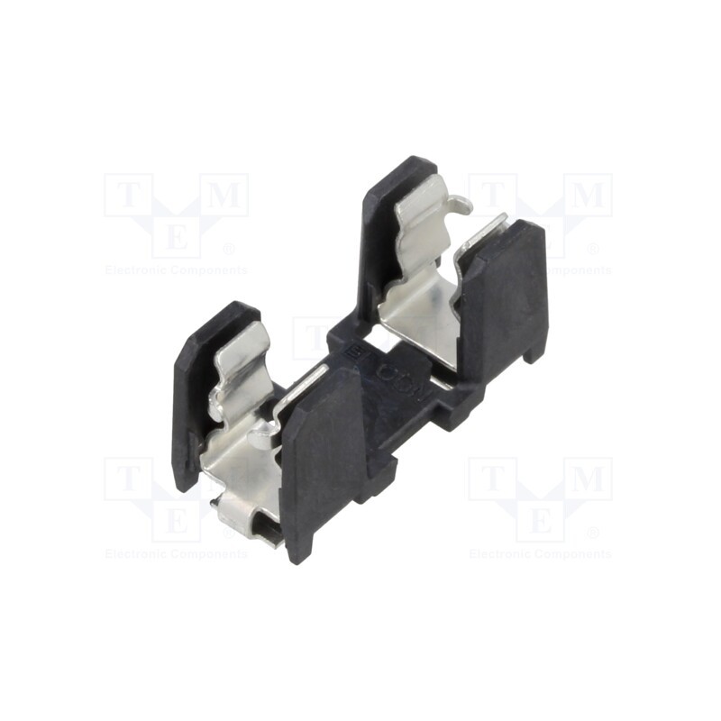 1 pcs x SCHURTER - 31.8265 - Fuse holder, cylindrical fuses, SMT, -40÷85°C, 10A, UL94V-0, black