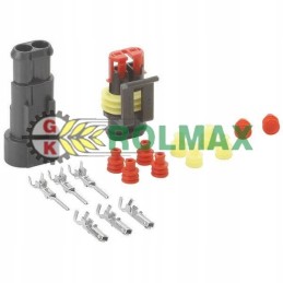 Set of cable ends, complete with 2 hella contacts, 8 kW