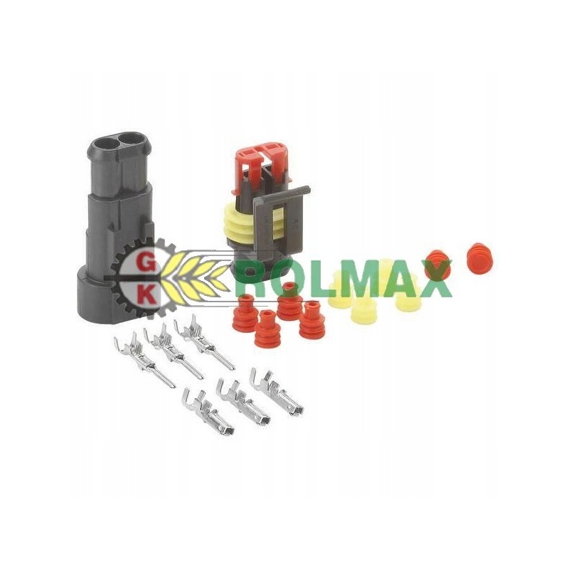 Set of cable ends, complete with 2 hella contacts, 8 kW