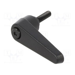 1 pcs x ELESA+GANTER - GN 101-14-M5-20-SW - Lever, adjustable, Thread len: 20mm, Lever length: 45mm