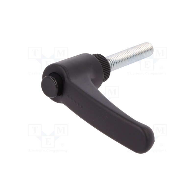 1 pcs x ELESA+GANTER - ERX.63 P-M8X40-C1 - Lever, adjustable, Thread len: 40mm, Lever length: 63mm, -30÷130°C