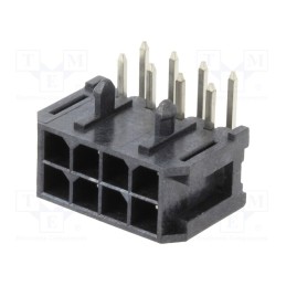 5 pcs x Amphenol Communications Solutions - 10127720-081GLF - Socket, wire-board, male, Minitek® Pwr 3.0, 3mm, PIN: 8, THT, 5A
