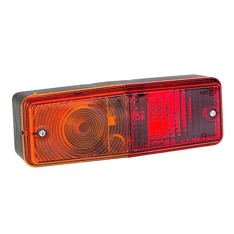 Rear lamp, trailer, semi-trailer, tractor, tractor