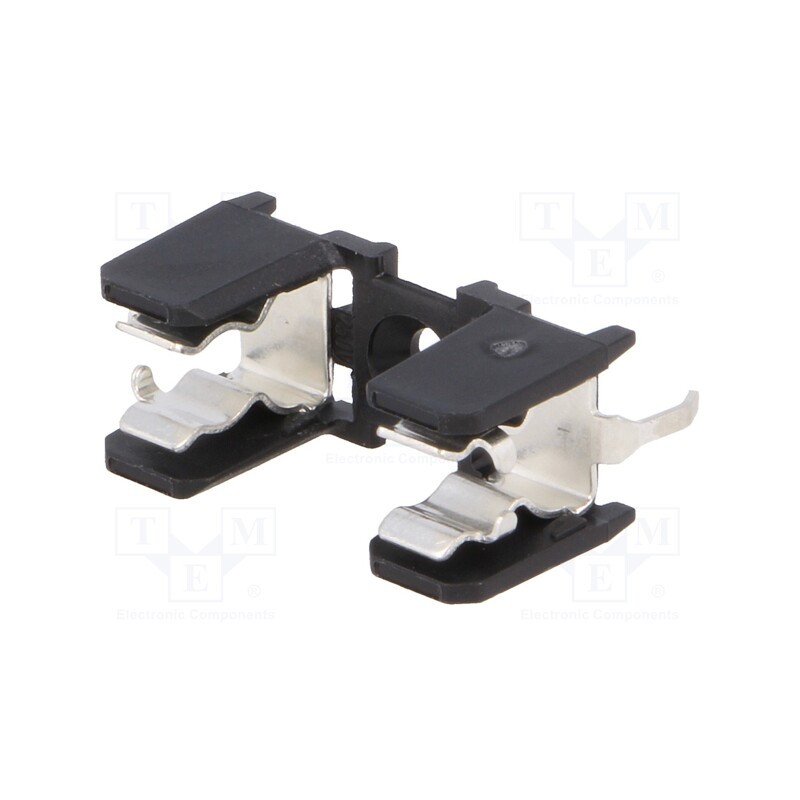 1 pcs x SCHURTER - 31.8201 - Fuse holder, cylindrical fuses, THT, 5x20mm, -40÷85°C, 10A, black