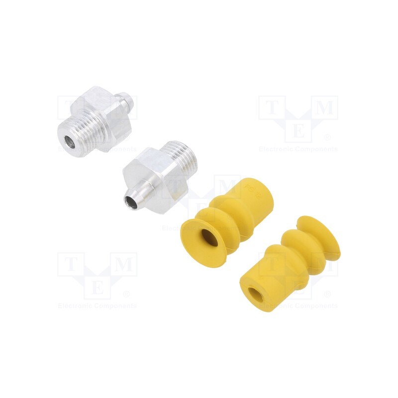 1 pcs x SCHMALZ-10.01.06.04340 - Suction cup, 12mm, G 1/8 M, Shore hardness: 55, 0.6cm3, FSG