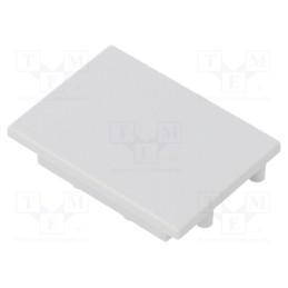 1 set x TOPMET - V4910022 -AS - Cap for LED profiles, grey, 2pcs, ABS, VARIO30-05