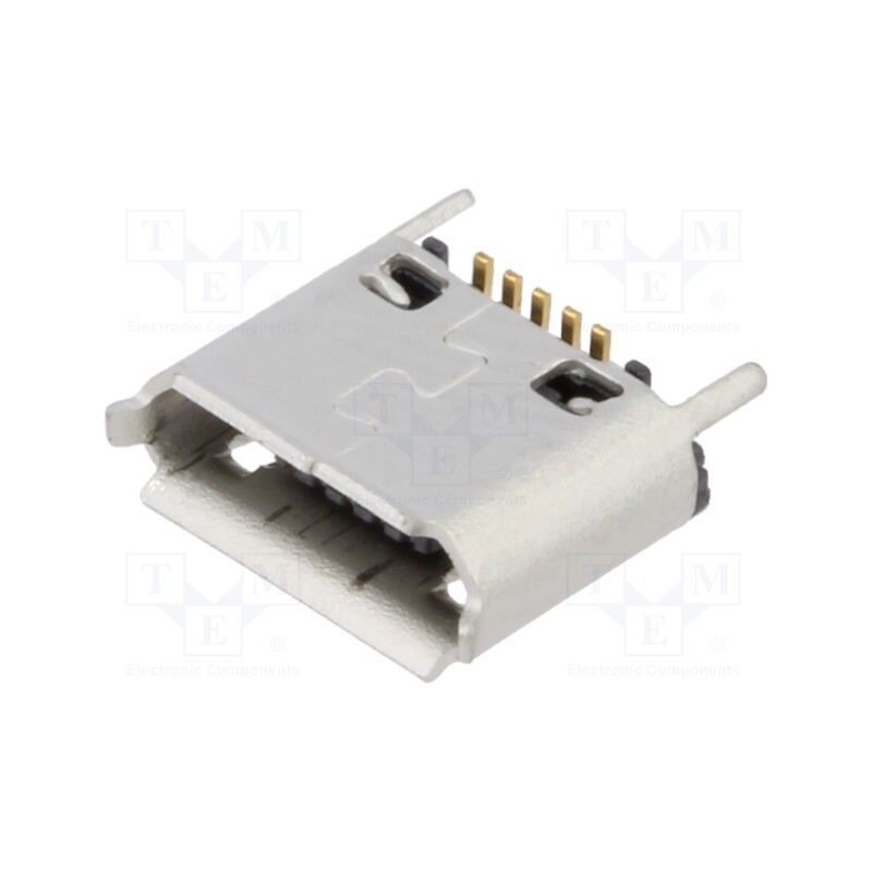 5 pcs x Global Connector Technology (GCT) - USB3160-30-0170-1-C - Socket, USB B micro, SMT, PIN: 5, vertical, USB 2.0, 1.8A