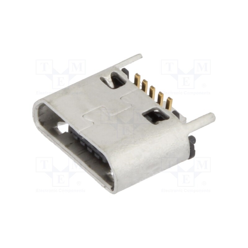 5 pcs x Global Connector Technology (GCT) - USB3160-30-0170-0-C - Socket, USB B micro, SMT, PIN: 5, vertical, USB 2.0, 1.8A