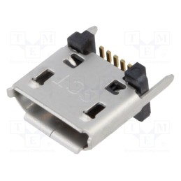 5 pcs x Global Connector Technology (GCT) - USB3140-30-0170-1-C - Socket, USB B micro, SMT, PIN: 5, vertical, USB 2.0, 1.8A