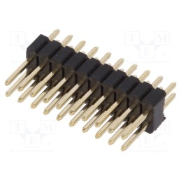 5 pcs x CONNFLY - DS1031-06-2*10P8BV41-3A - Pin header, pin strips, male, PIN: 20, straight, 1.27mm, THT, 2x10