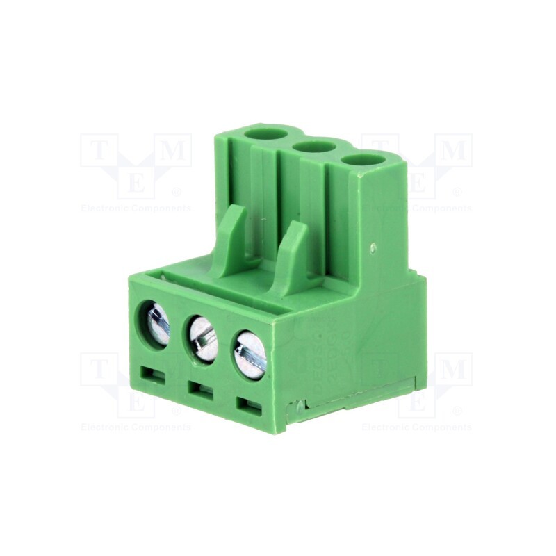 5 pcs x DEGSON ELECTRONICS - 2EDGK-5.0-03P-14 - Pluggable terminal block, 5mm, ways: 3, straight, plug, female
