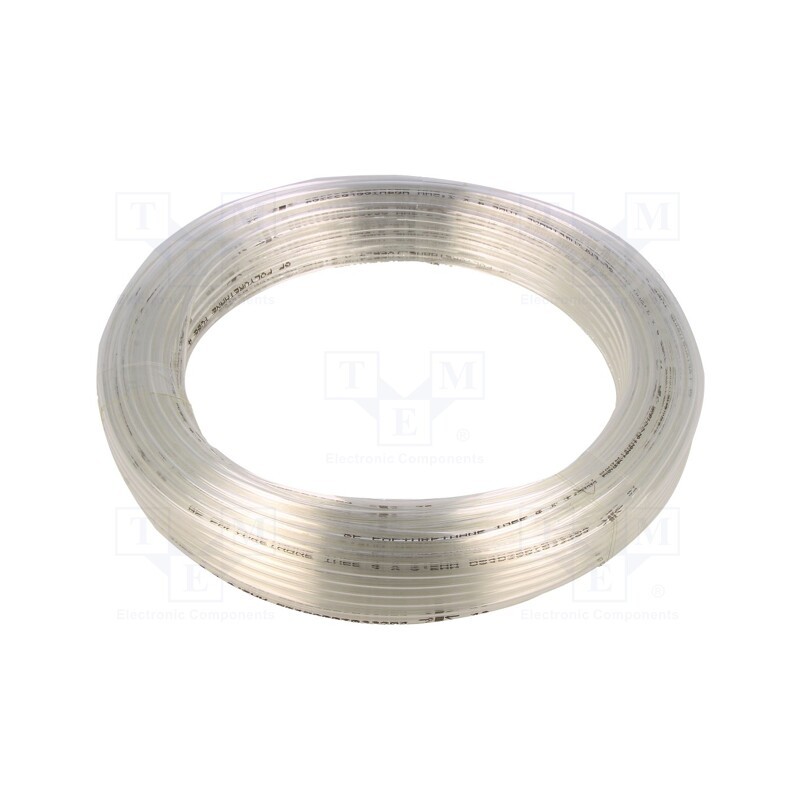 1 pcs x PNEUMAT-259.04SN-25 - Pneumatic tubing, max.11bar, L: 25m, polyurethane, Economy, white