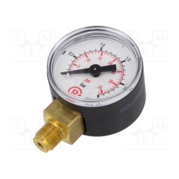 1 pcs x PNEUMAT-110.32-KD - Manometer, 0÷2.5bar, 40mm, non-aggressive liquids,inert gases