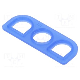 5 pcs x TE Connectivity - 794271-1 - Profile gasket, Universal MATE-N-LOK, 6.35mm, PIN: 3, Layout: 1x3