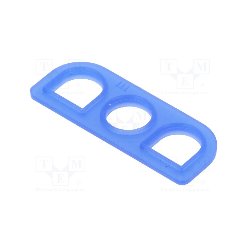 5 pcs x TE Connectivity - 794271-1 - Profile gasket, Universal MATE-N-LOK, 6.35mm, PIN: 3, Layout: 1x3