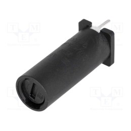 1 pcs x SCHURTER - 31.3701 - Fuse holder, cylindrical fuses, THT, 5x20mm, -40÷85°C, 6.3A, black