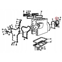 Rear engine cover for deflector for c 360 pl