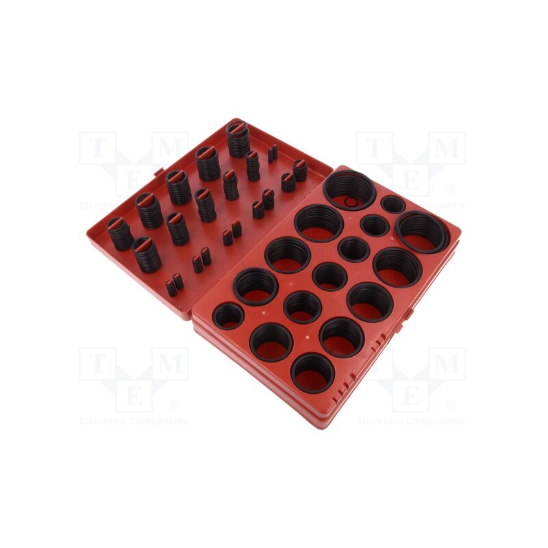 1 set x YATO - YT-06876 - O-ring set, NBR rubber, metric, 419pcs.